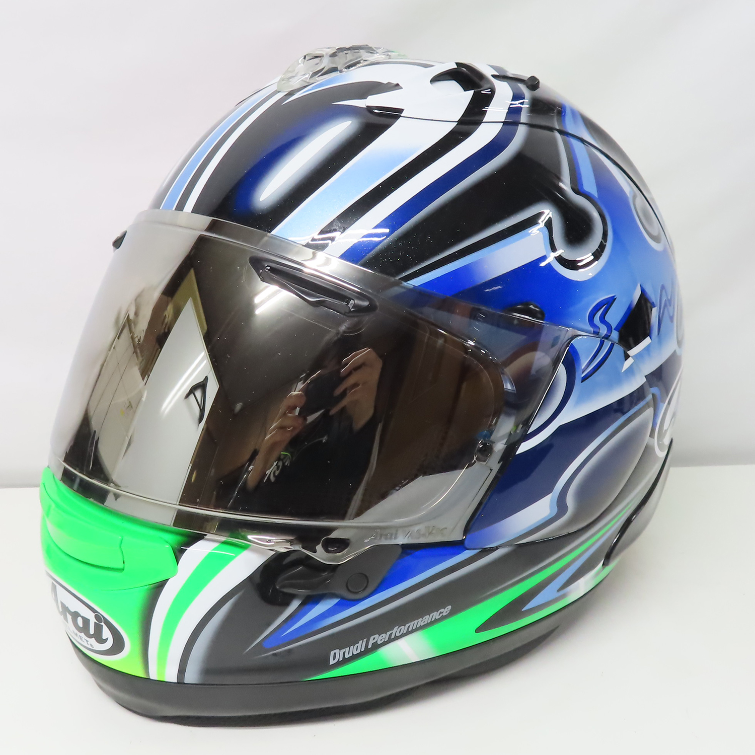 アライ×56デザイン Arai×56design RX-7X Nakano Shuriken Green フルフェイスヘルメット XLサイズ 中野真矢
